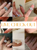 Nanlnn Everyday Ring Bundle with stackable adjustable rings